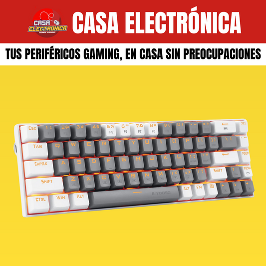 Teclado Mecánico EYooso Z686 LED 65%