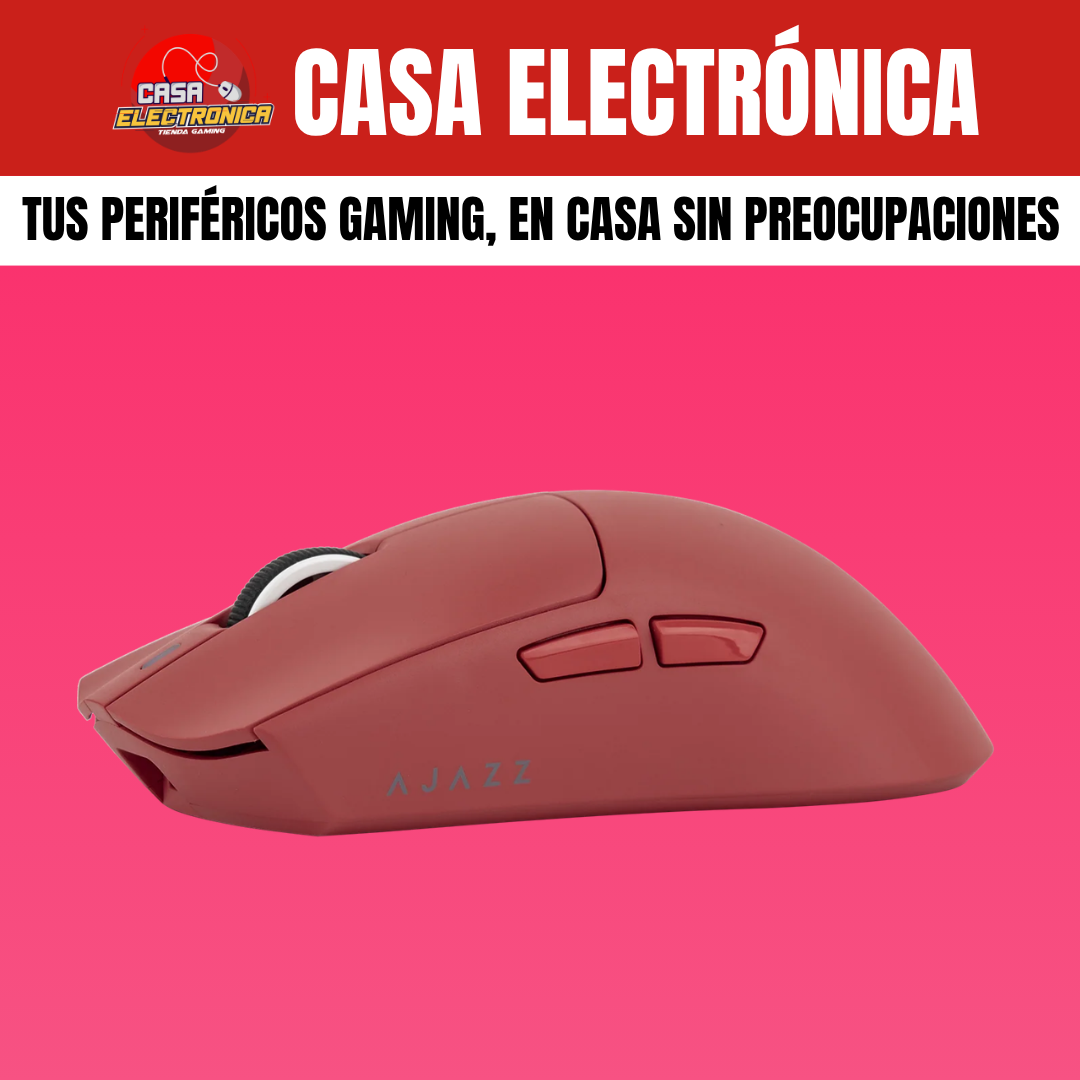 Mouse Inalámbrico Ajazz AJ139P V3 MC Trimodo Base de Carga RGB Competitivo