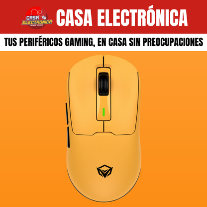Mouse Inalámbrico Meetion GW24 Trimodo RGB 8K DPI Ligero
