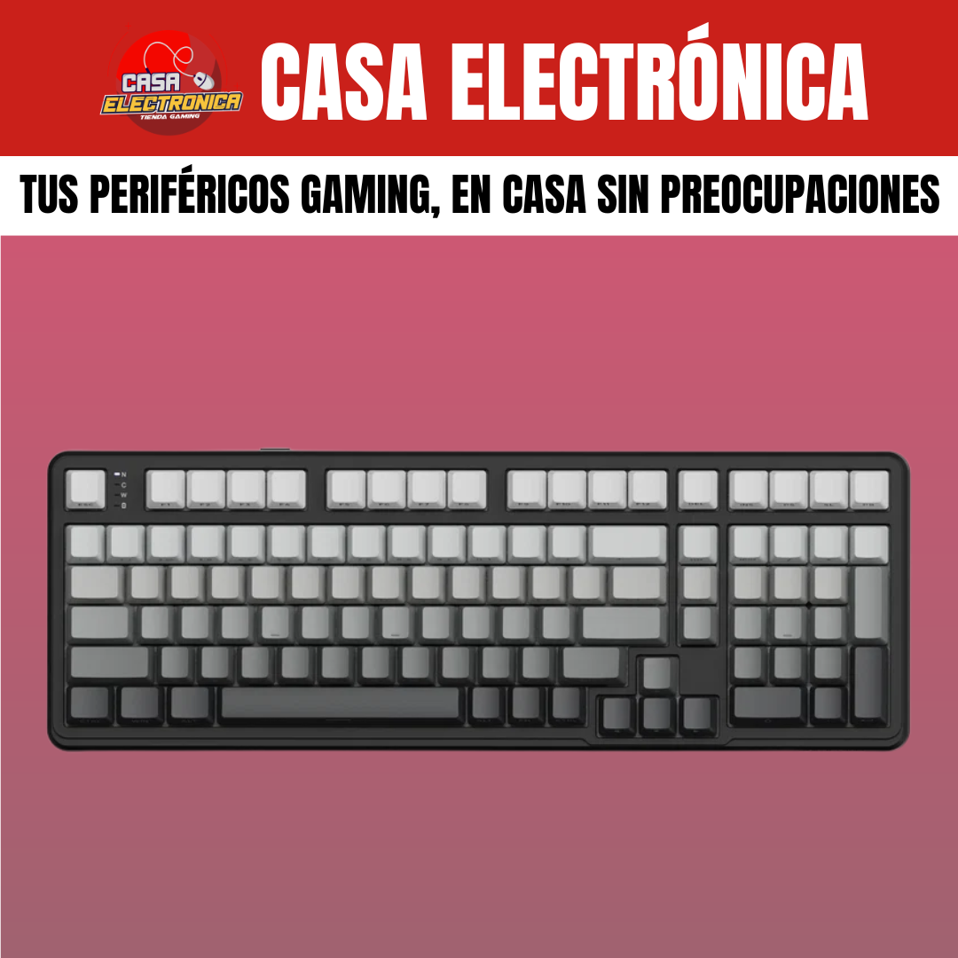 Teclado Cremoso Inalámbrico Attack Shark X98 Trimodo Gasket RGB 100%