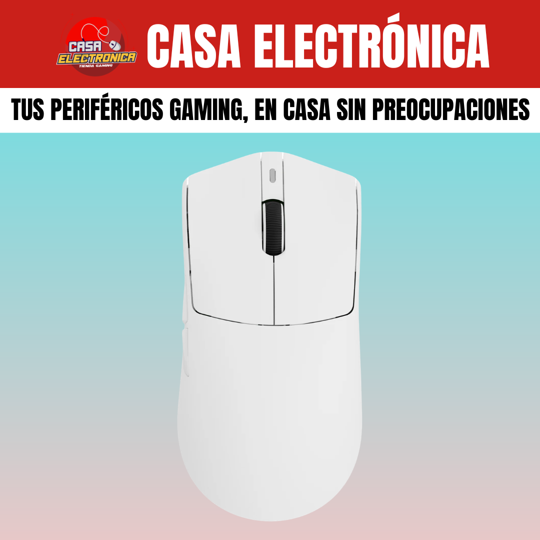 Mouse Inalámbrico Ajazz AJ139P V3 MC Trimodo Base de Carga RGB Competitivo