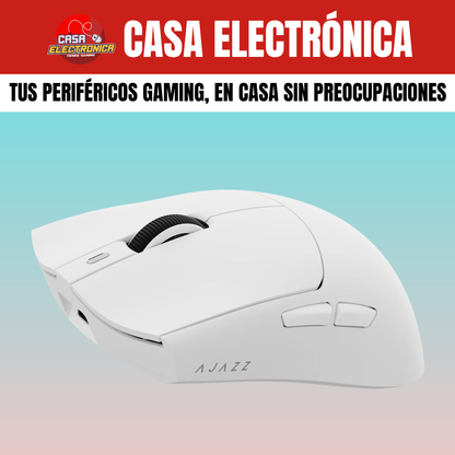 Mouse Inalámbrico Ajazz AJ139P V3 MC Trimodo Base de Carga RGB Competitivo