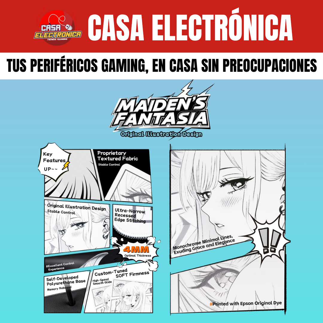 Mousepad Competitivo ATK Reverie Grande Base de Poron