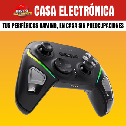 Mando Ajazz GP100 con Base de Carga Hall Effect RGB 800 mAH Trimodo