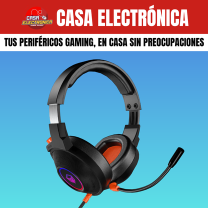 Audífonos Meetion HP012 Virtual Envolvente 7.1 Cancelación de Ruido RGB