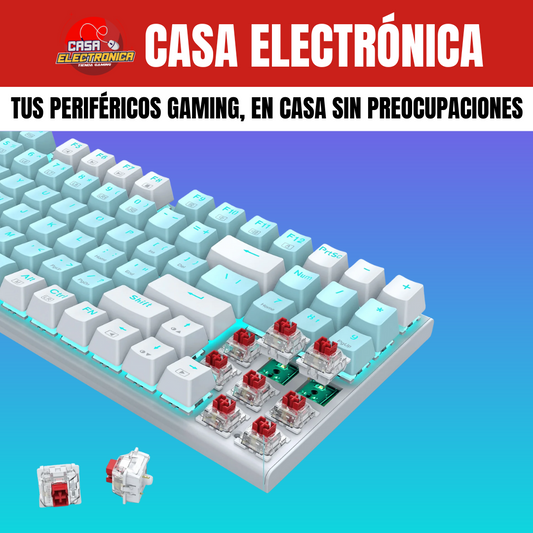 Teclado Mecánico EYooso Z19 Led 90% Gamer