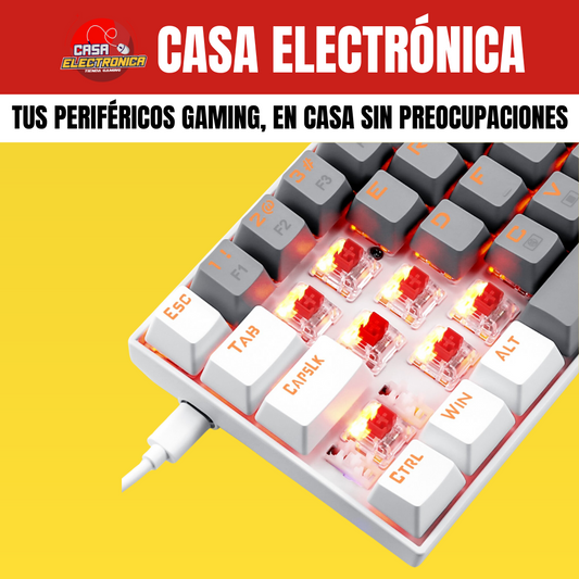 Teclado Mecánico EYooso Z686 LED 65%