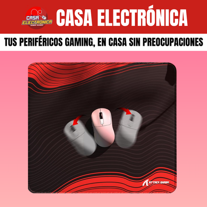 Mousepad Competitivo Attack Shark CM02 Híbrido Grande Impermeable Alta Densidad