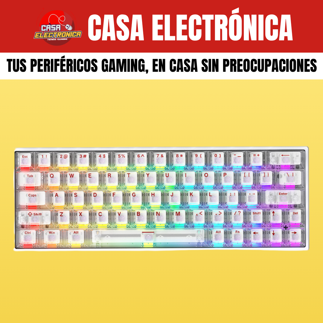 Teclado Magnético Irok ND63 Max Translúcido RGB 8K Polling Rate Competitivo 63%