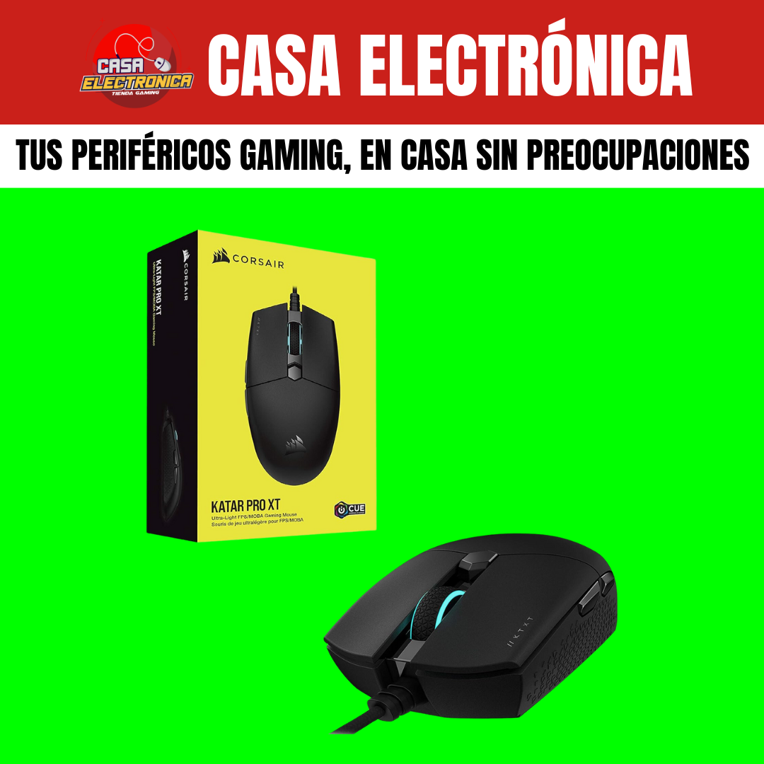 Mouse Corsair Katar PRO XT Gamer 18.000 DPI