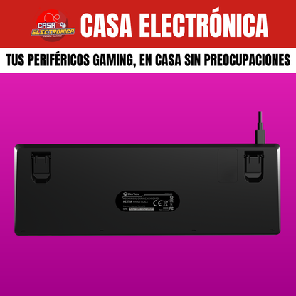 Teclado Mecánico Meetion MK005 Rainbow Led 60%