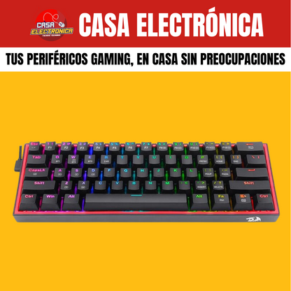 Teclado Mecánico Inalámbrico Redragon Fizz PRO K616