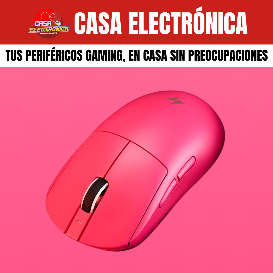 Mouse Inalámbrico ATK A9 Plus Competitivo 26K DPI Revestimiento Premium Trimodo