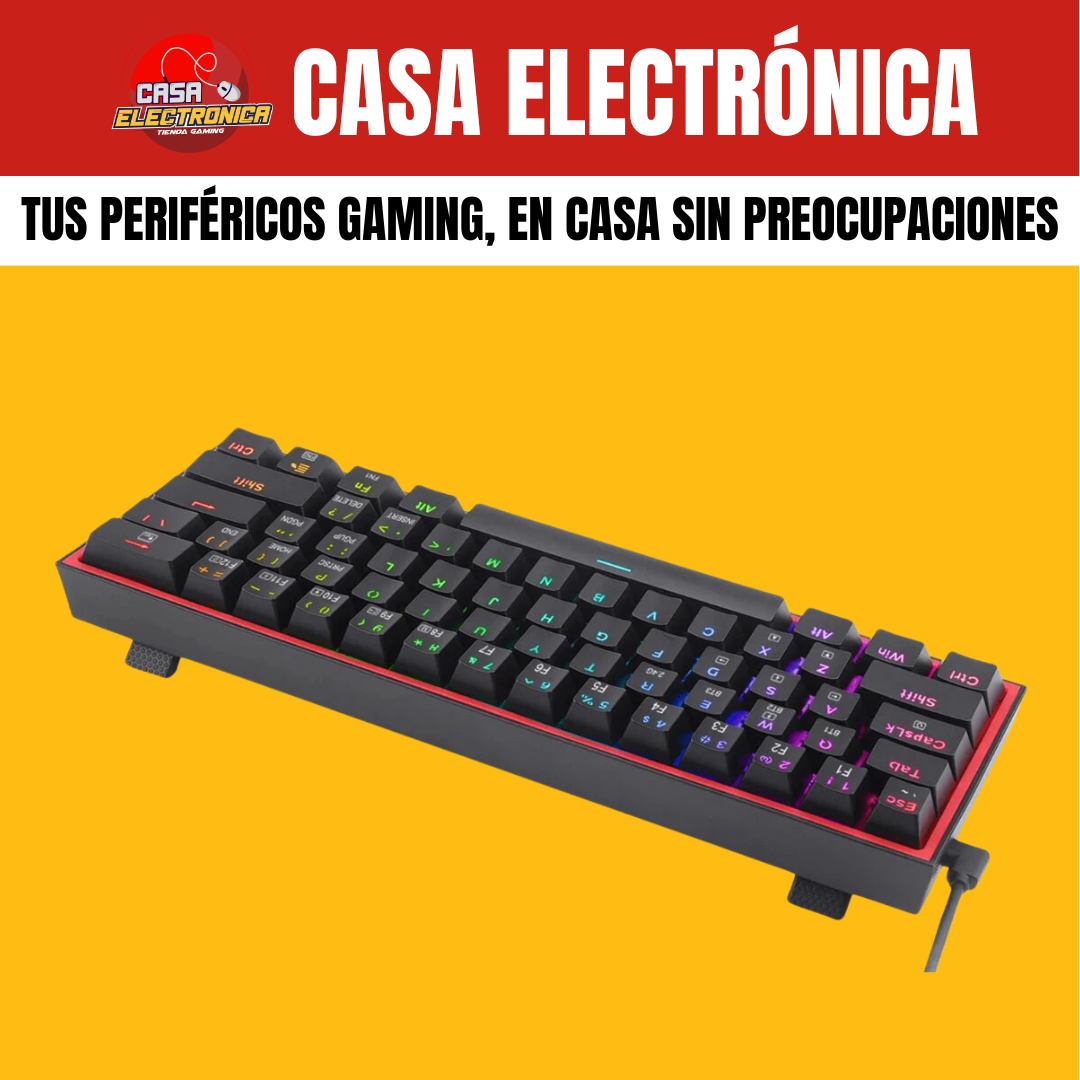 Teclado Mecánico Inalámbrico Redragon Fizz PRO K616