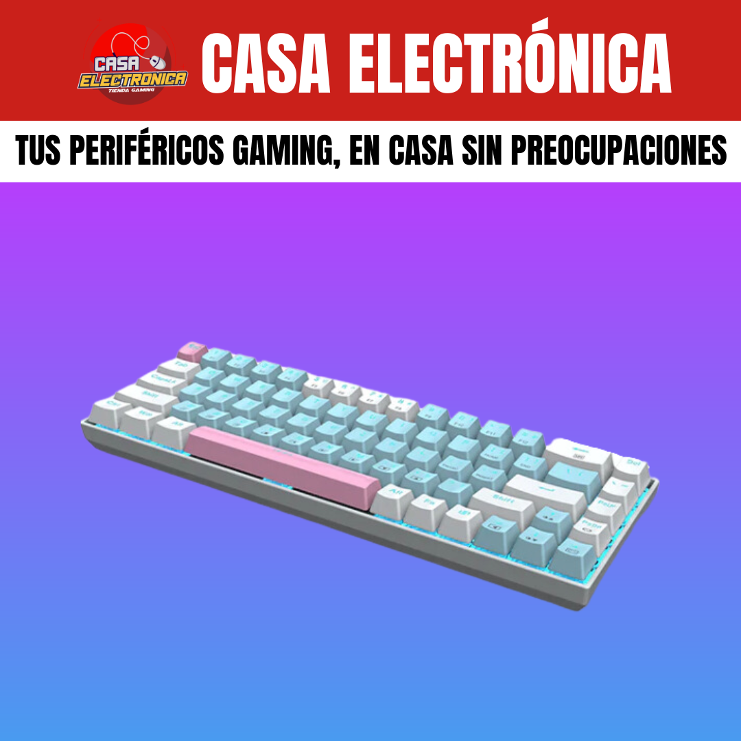 Teclado Mecánico EYooso Z686 Single Light 65%