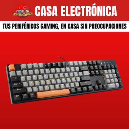 Teclado Mecánico EYooso Z14 Single Light Gamer